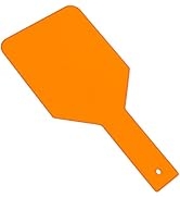 Orange Handheld Dental Shield Plate Eye Protector Curing Light Shield, Protective Plate Board Lam...