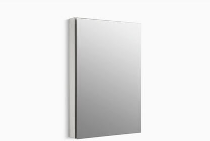 KOHLER 2943-PG-SAA Catalan 24" W x 36" H Bathroom Medicine Cabinet with Mirror, Recessed or Surface Mount Bathroom Wall Cabinet with 170 Degree Hinge