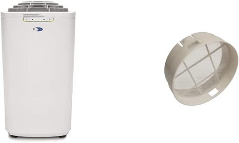 ARC-110WD 11,000 BTU Portable Air Conditioner, Dehumidifier, up to 350 sq ft, White & ARC-IHF Washable Intake Hose Pre-Filter for ARC-110WD, ARC-122DS, ARC-122DHP