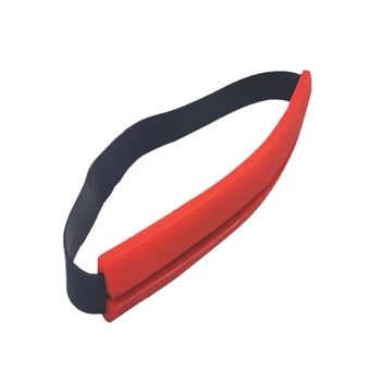 Neckline Shaving Guide Template Beard Mustache Shaping Trimmer DIY Hand Hair Cut Non-Slip for Men Barber(Red) Shaving Guide