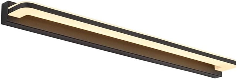 Wall Sconces, LED Vanity Mirror Lights Bathroom Wall Lamps, Dressing Room Make-up Mirror Lamp, Frame Picture Lighting Fixture, Bath Mirror Cabinet Light, Black Metal Mirror Wall Sconce (Color : 9w 3