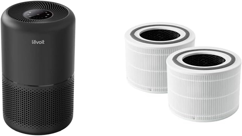 Air Purifier and Replacement Filter Bundle for Home Allergies and Pets