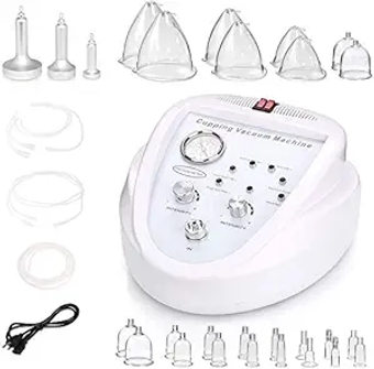 Vacuum Therapy Massage Machine Body Shaping Lymph Drainage Spa Skin Rejuvenation Machine Body Shaping Massager, New Fashionable Professional Chinese Acupoint Cupping Body Vacuum Device