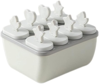Homemade Popsicle Popsicle Diy Ice Cream Frozen Ice Cube Box Sorbet Ice Box Homemade Ice Box Stick Ice Cream Mold ( Size : Gray )