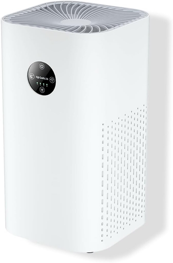 Air Purifier for Home HEPA Filter Air Cleaner 4 Speed Control 23dB Sleep Mode Second-Hand Smoke Removal Pollen & Dust Air Freshener for Large Room Office Kitchen Bedroom Bathroom，AP-2088 Air Purifiers