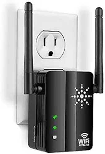 Hidden Camera WiFi Repeater 1080p HD Spy Camera with Smart Motion Detection WiFi Camera Indoor No Night Vision Nanny Camera with 32GB MicroSD Card