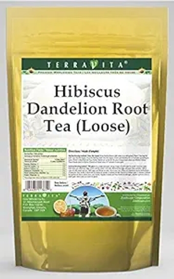 Hibiscus Dandelion Root Tea (Loose) (8 oz, ZIN: 552724)