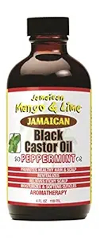 Jamaican Mango & Lime Jamaican Mango Black Castor Oil-Peppermint (Pack of 6)
