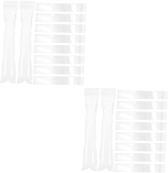 200 Pcs Ice Stick Bag Ice Cream Mold Bags Plastic Beverage Bag Empty Juice Pouch Popsicle Making Pouch Ice Lolly Bags Snacks Freezer Tube Drink Bags Aldult Child The Pet Cocktail