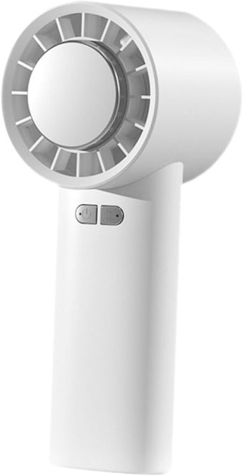 Outdoor Ice Small Air Conditioner Semiconductor Refrigeration Portable Handheld Mini Cooling Fan White Desk Fan Mini Fans Portable Summer Handheld Fan Abs Household Outdoor Product