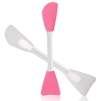Silicone Face Mask Brush, 2 Pcs Face Mask Applicator | Body Lotion And Body Butter Applicator Brushes Makeup Skin Care Tools with Handle for Glycolic Acid Peel Mud Mask Cosmetic Cream