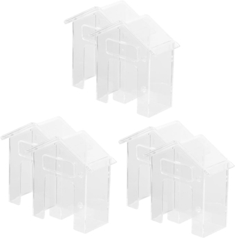 Waterproof Case 6 pcs case plastic enclosure door bell doorbell rainproof cover doorbell chime inside house cover for protective door bell shell indoor