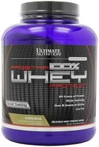 Prostar Whey Protein Powder of Isolate Concentrate Peptides Blend – Low Carb and Sodium, Keto Friendly, 25 Grams of Protein and 6 Grams of BCAAs - 80 Servings, Natural, 5 Pounds