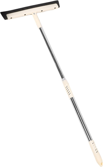 2 pcs Cleaning mops Hair Brush Cleaner Tool Bubble windscreen Squeegee Window Squeegee Scrubber Tile Squeegee Deck Glass Brick Wiper Floor White Glass Cleaning Artifact