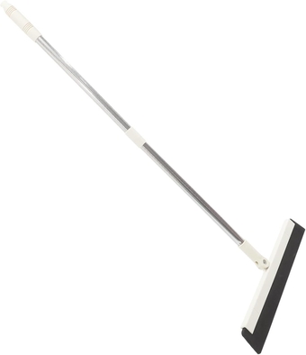 1Pc Floor Water Squeegee Deck Squeegee Floor Scrubber Brush Squeegee Floor Cleaner Tile Tools Window Squeegee car Wiper Cleaning Scrubber Glass Cleaning Artifact Long Handle White