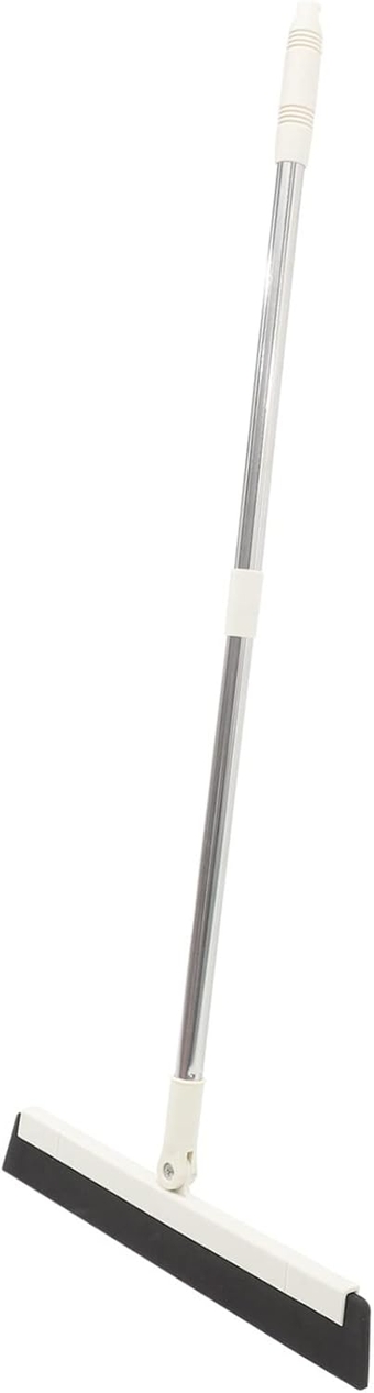 1Pc Bathroom Cleaner car Glass Window Wiper Glass Tile Squeegee Bathroom Squeegee windscreen Wiper Floor Scraper Shower Mirror Cleaner White Long Handle Accessories