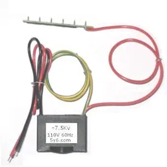 110V 120V HVAC Module Negative ion generator part 7.5KV stainless steel needle plasma emiter ozone free