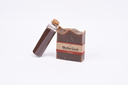MotherTouch All Natural Soap Bar for Men & Women Body Wash (Soap Bar, Gift Pack, Handmade, Organic, Vegan, with Cocoa)