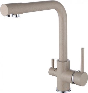 Water-Tap Kitchen Faucet All Copper Paint Kitchen Pure Water Faucet Sink Sink Rotatable Double Handle Double Hole Faucet/6