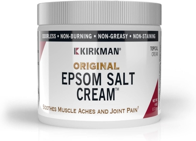 – Epsom Salt Cream – 4oz Cream – Gluten Free – Casein Free