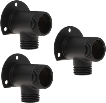 3pcs Shower Adapter Shower Accessories Outdoor Spigot Ornament Kits Mixer Valve Installation Kit Shower Accessory Faucet Wall Elbow Water Outlet Installation Kit for Exposed Faucet