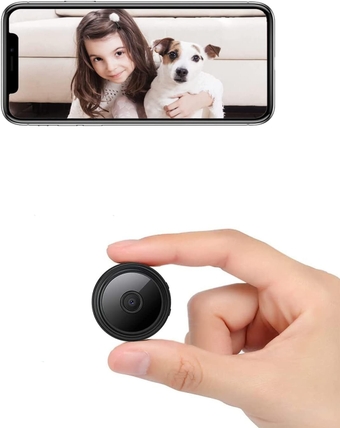 Mini Spy Camera Hidden Camera Video,Wireless WiFi Camera, Night Vision Motion Detection, 1080P Home Security Camera Nanny Cam Pet Camera Baby Camera