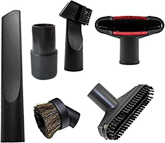 Vacuum Attachments Replacement 1 1/4 inch & 1 3/8 inch Vacuum Cleaner Accessories Brush Kit for Standard Hose Set of 6