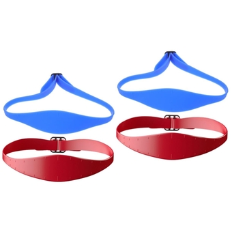 4 Pcs Neckline Shaving Trimming Template Haircut Shaving Template Curved Silicone Headband Neckline Shaving Template Hair Trimming Bands Kids Tools Adjustable Man Guide