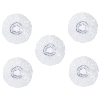 5pcs Waterproof Shower Cap Bathing Head Cover Mens Hats & Caps Shower Caps Hair Treatments Hat Shower Cap for Kids Womens Hats Plastic Clear Shower Cap Thicken Head Cap Man Eva
