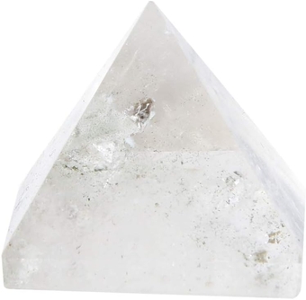 Crystal Pyramid Energy Healing Tower/Healing Crystal Pyramid for Protection & Positive Energy/Quartz for Chakra　Reiki Home Decor Gift Decoration Ornament (3x3cm)