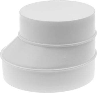 5" inch to 4" inch Duct Reducer Adapter Connector Fitting Pipe Increaser Reducer Cone for HVAC ilation , ABS Plastic PVC pipe 125 to 100 mm