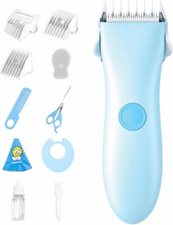 1 Set Hair Clipper Silent Haircut Trimmer Kids Electric Hair Cutter Baby Hair Cutter Hair Cutting Machine Hair Trimmer Cordless Trimmers Newborn Universal Infant Products abs