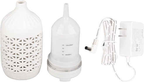 Smart Humidifiers 10W 24V Hollow Carving Intelligent Control Mist Humidifiers with Seven Colors Light US Plug 100‑240V, Aroma Diffuser, Aromatherapy Humidifier Aromatherapy Diffuser Humidifier A