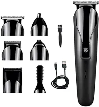 Hair Cutting Tools, 6in1 Electric Clippers for Men Haircut Kit,Hair Trimmer for Men Hair Cutting Kit,Cordless Clippers for Hair Cutting Beard Trimmer Barbers Grooming Kit