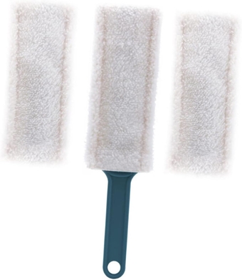 1 Set Dust Brush Blind Cleaning Brush Microfiber Blind Cleaner Blinds Cleaner Tool Clothes Brush Glass Brush Bottle Brushes for Cleaning Narrow Neck Rag Curtain Air Outlet Brush Pp