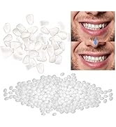 100 Pcs A1 Color Dental Temporary Crown Veneers Tooth Repair Kit Replacements for Missing Broken ...