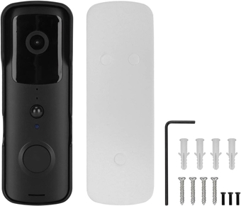 SYH&AQYE WiFi Video Doorbell, 1080P Infrared Night Vision, Low Power Consumption APP Remote Control Doorbell Camera, Fast Startup Smart PIR Motion Detection Home Cameras