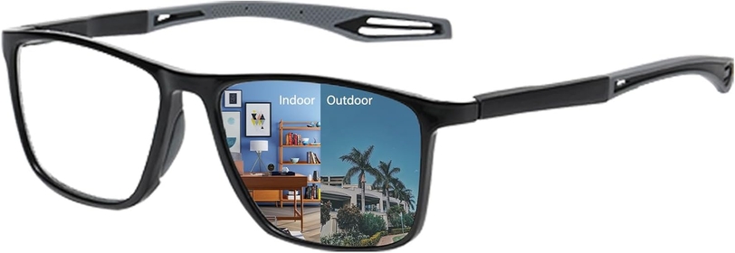 Photochromic Myopia Nearsighted Glasses For Distance Men Women Blue Light Blocking Transition Short-Sighted Eyeglasses
