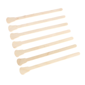 50pcs Wooden Waxing Applicator Nose Hair Wax Sticks Spatula for Waxing Wooden Wax Sticks Eyebrow Waxing Kit Waxing Kit for Women Brow Wax Sticks Hair Removal Suite Bamboo