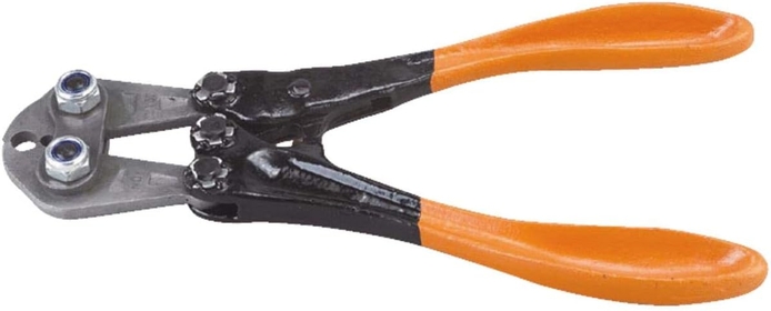 Products 2132 High Tensile Fence 2-Slot Fence Splicing/Crimping Tool, Use To Press Sleeve DP 2-3 and Fence Tap DPT 3-4, 12" Compact Size