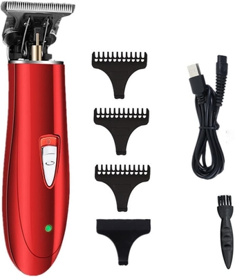 Hair Clippers for Men, Professional Hair Trimmer for Men Beard Electric Cutter Hair Cutting Machine Haircut Zero Gapped Trimmer Hair Clipper Haircut ( Color : Red )