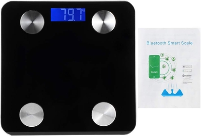 Portable Electronic Weight Scale Digital Body Fat Scale for Home Use Black 3kg180kg kg/lb/s t 3-180kg / 6.6-396.8lb