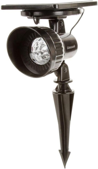 GS-103-WW Progressive Garden Landscape Spotlight Outdoor Solar Powered Light on Stake, Warm White LED
