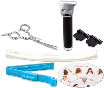 Original  Premium Package Hair Cutting Tool - As seen on Shark Tank - Professional Hair Cutting Guide, Hair Cutting Clips for Bangs, Layers, and Split Ends, Hair Cutting Guide