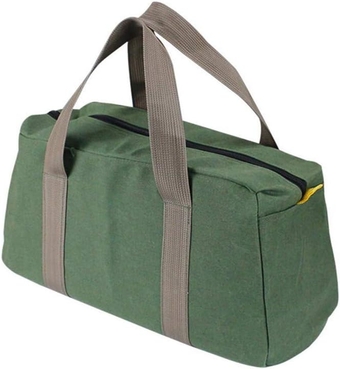 Yu2d Mechanics Tool Bag Canvas Multi-Function Storage Hand Tool Bag Portable Toolkit（Green）
