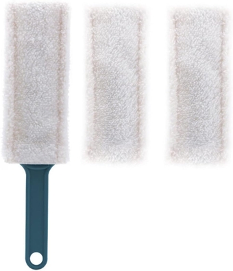 1 Set Dust Brush Clothes Brush Microfiber Blind Cleaner Rag Glass Brush Washable Duster Bottle Dryer Bottle for Cleaning Narrow Neck Window Sofa Sweep Dust Non-Woven Fabric