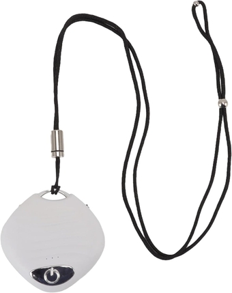 Air Purifier Necklace, 5V Portable Personal Ionizer Rechargeable Ion Air Purifier Simple to Use Air Filter Device Necklace Purifier for Home Car with USB Cable 2x2x0.6inch