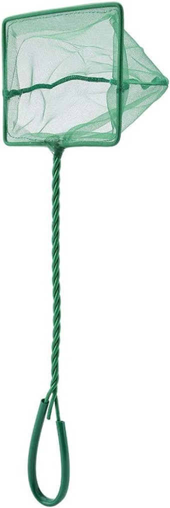 Fish Landing Net, Fish Tank Square Fishing Net Floating Objects Clean Tools for Safe Fishing Catching and Releasing