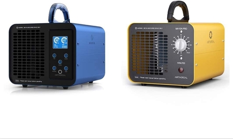 Airthereal Bundle | MA10K-PRODIGI Digital and MA10K-PRO Ozone Generators 10000 mg/h High Capacity O3 Ionizer Machine - Fireproof Tested by SGS