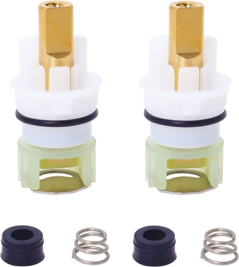 RP25513 Faucet Stem Replacement Kit for Compatible with Delta Faucet, with RP4993 Seat and Spring (2 Pack)